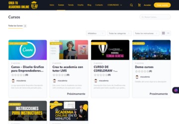 Plataforma de academia con Buddyboss